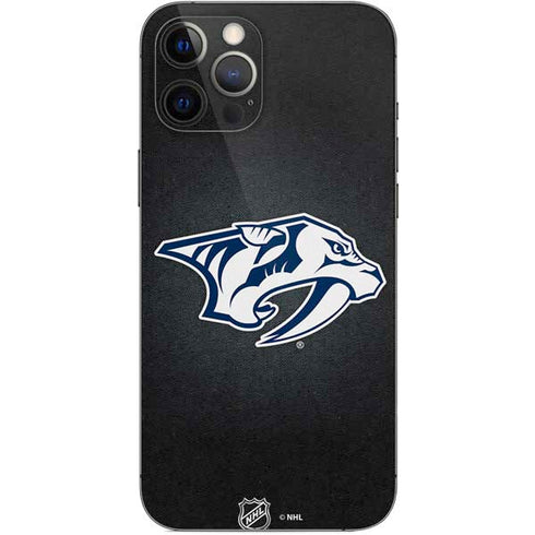 NHL Nashville Predators Black Background iPhone 12 Pro Max Skin
